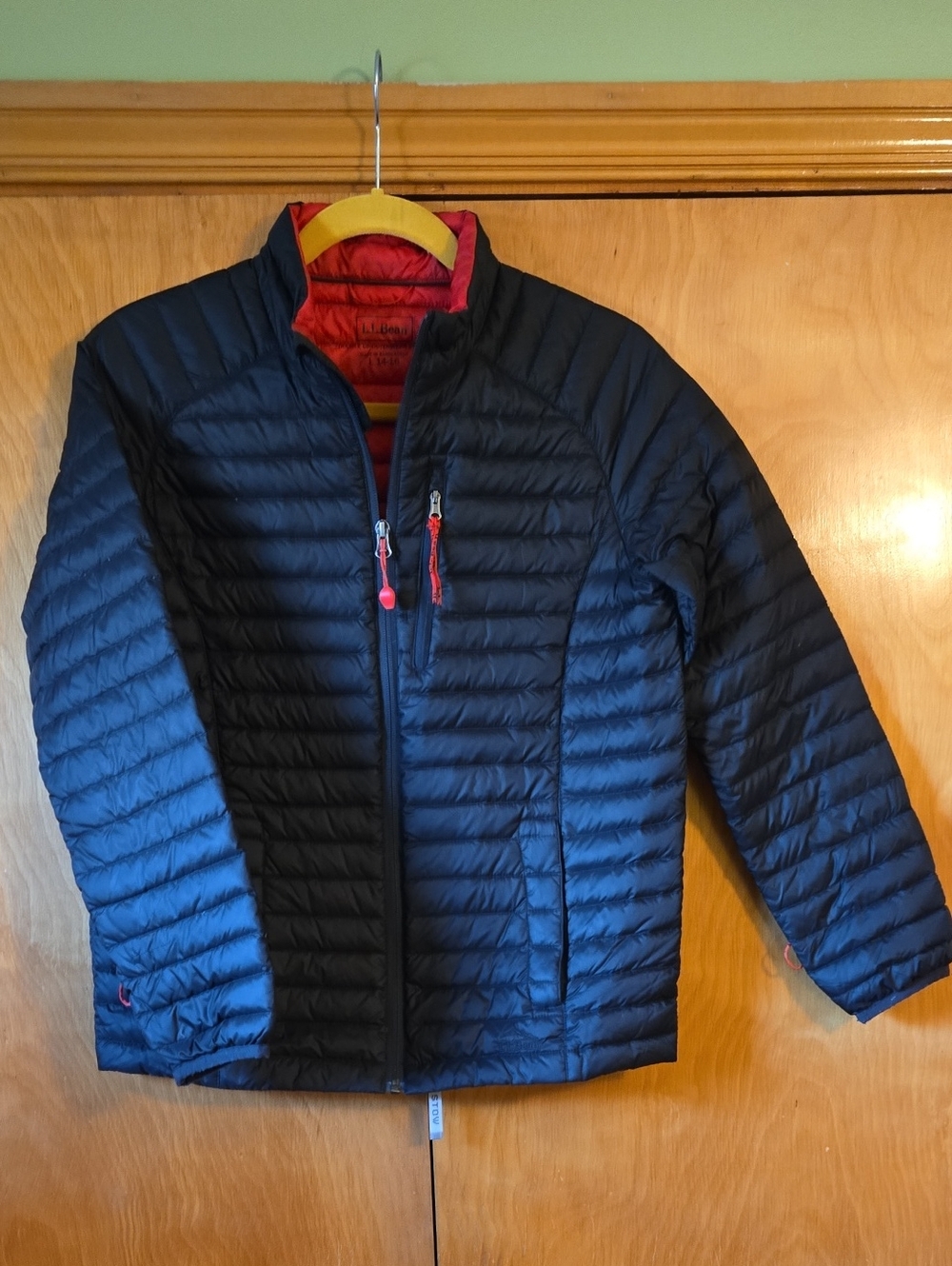 L.L. Bean Navy Quilted Packable Jacket.